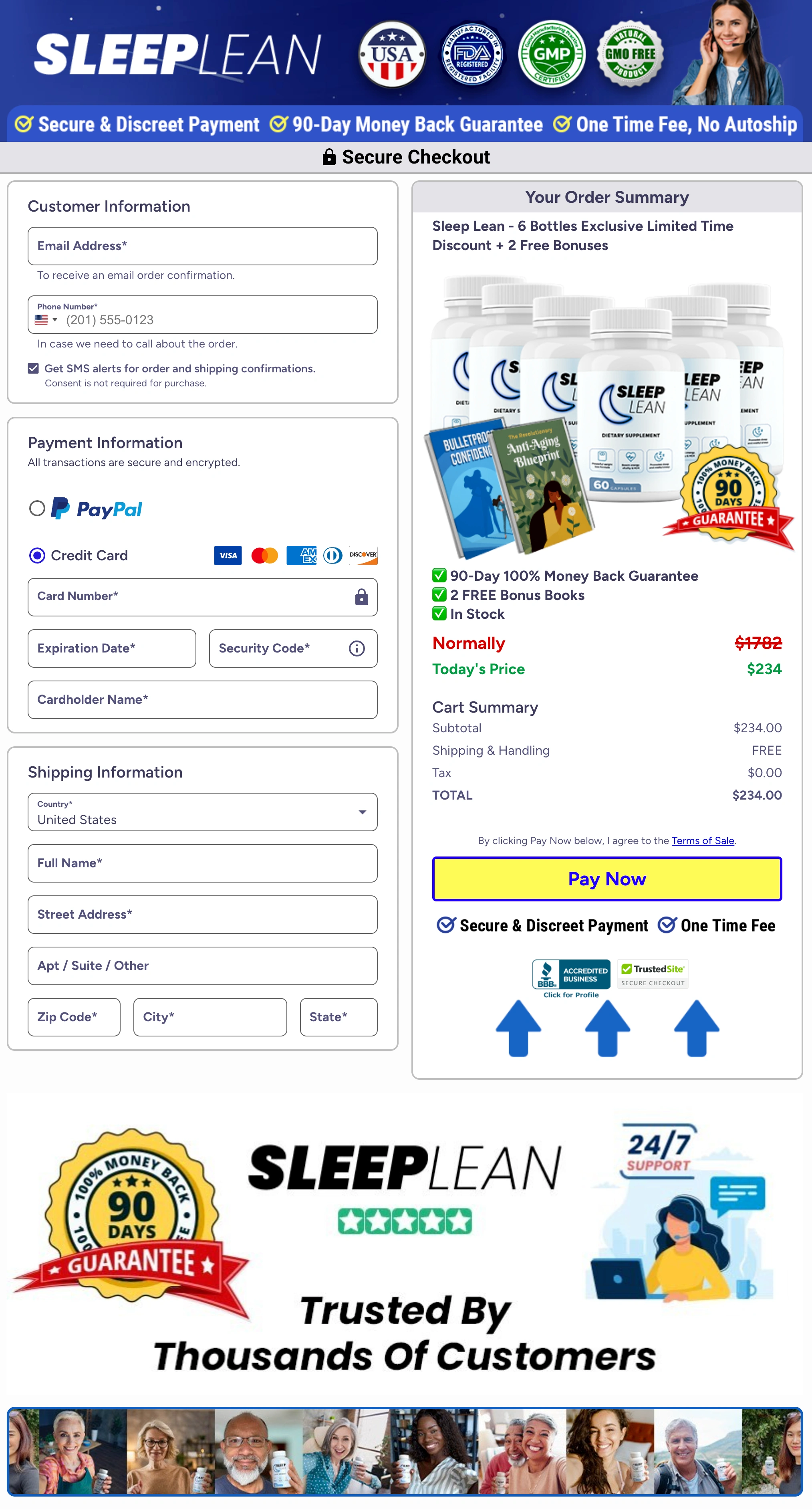 SleepLean add to cart